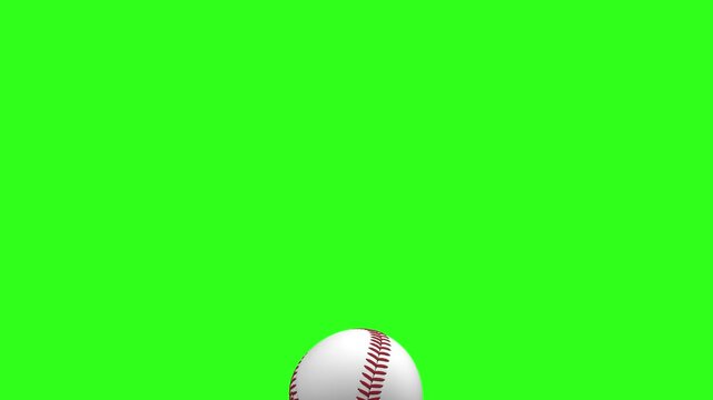 Baseball ball in motion - loop