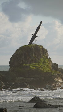 Cilacap, October 20 2025. Monumen Kopassus pantai permisan