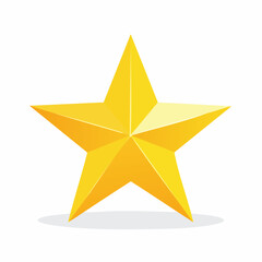 Obraz premium Golden Star Icon