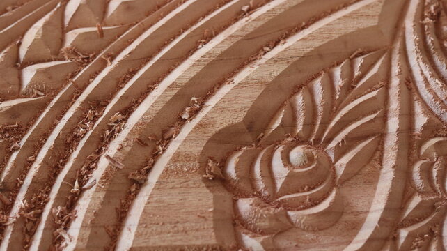 Computer Controlled CNC Machine Advanced Wood Design Precision Manufacturing Technology