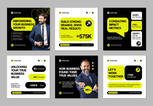 Corporate Agency Social Media Post Template