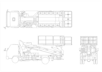 A telescopic boom truck is a heavy-duty vehicle that is extremely useful for working at heights © R36 SE