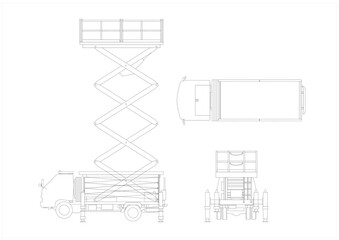 A telescopic boom truck is a heavy-duty vehicle that is extremely useful for working at heights © R36 SE