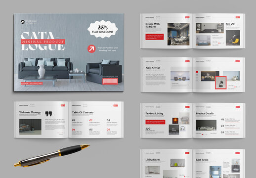 Minimal Product Catalogue Brochure Template