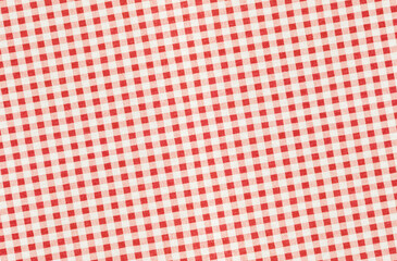 Fototapeta premium Tissu Vichy à petits carreaux rouges