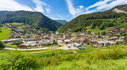 Naklejka premium La Clusaz, Savoie , France 