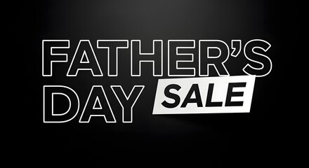 Fototapeta premium Father's day sale celebrate with exclusive offers and discounts
