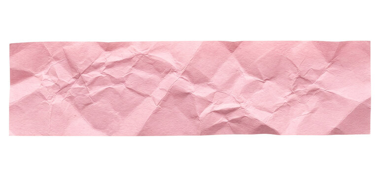 Crumpled pink paper element design