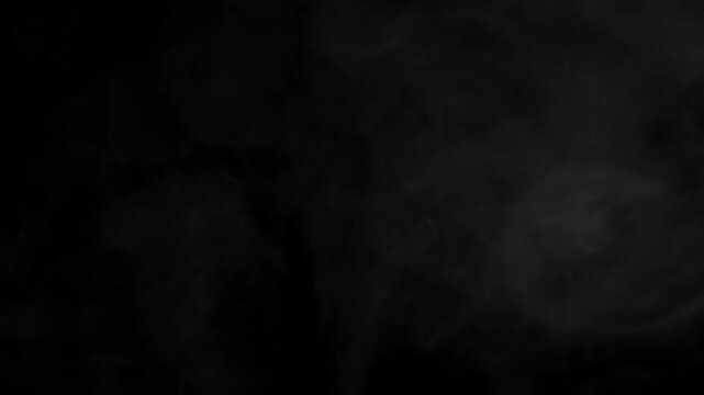 Aerial white smoke blowing overlay