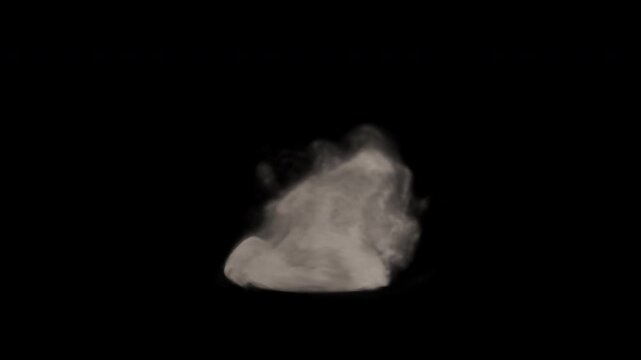 Dynamic Air Whirlwind Effect with Realistic Particle Motion
