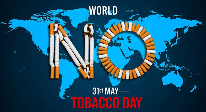 No Tobacco Day cigarettes form no on map