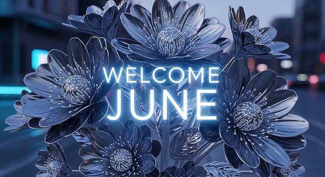 Jubilant underwater jellyfish display with welcome text.