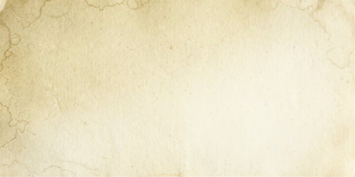 An aged parchment paper with sepia toned stains and subtle texture exudes an aura of historical significance and timeless elegance, perfect for antique documents or vintage designs.
