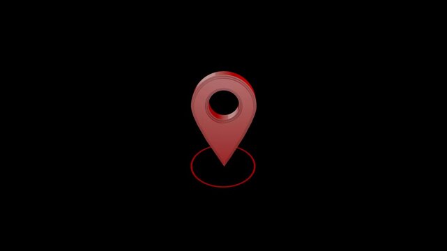 Navigation Map Marker Illustration