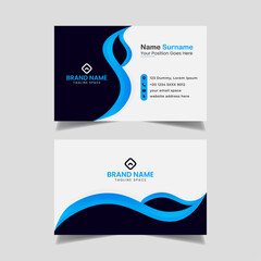 Corporate Identity Business Card Template Vector Design for Corporate Branding and Print Presentation © MdRuhel