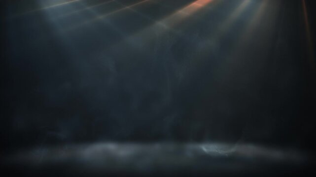 Cinematic Volumetric Light Rays Background Loop