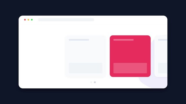 Creative Studio Website Interface Design with Interactive Elements.