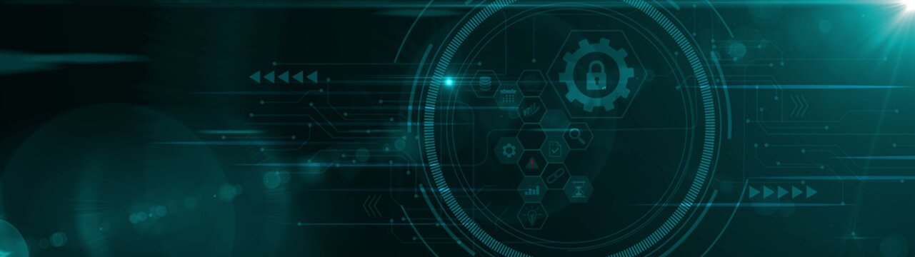 Access Management: Digital business futuristic technological interface, identity authentication, secure login, role-based control. Motion graphics of authentication High security concept