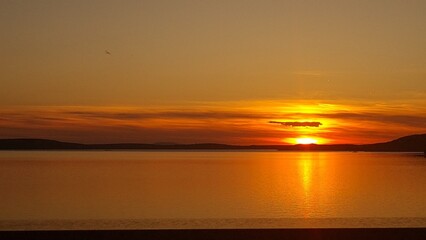 Obraz premium sunset over the sea