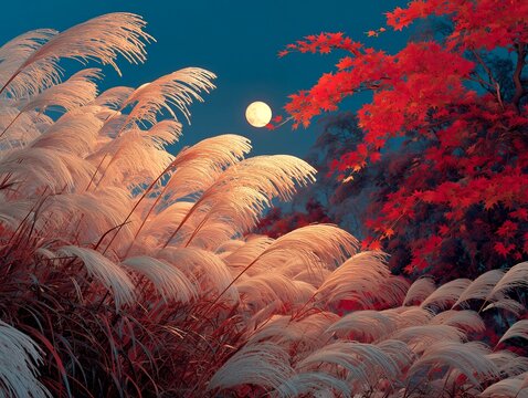 ススキ野原」の写真素材 | 15,322件の無料イラスト画像 | Adobe Stock