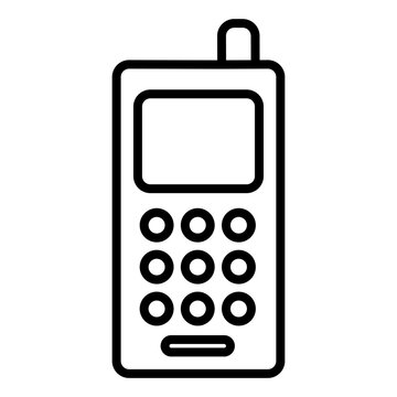 Telephone icon vector. Office telephone Illustration sign. Landline telephone symbol. Call logo.