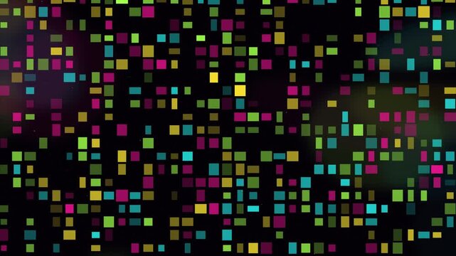 Retro Pixel Pulse 4K Abstract Background Loop