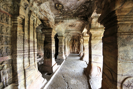 badami caves in india