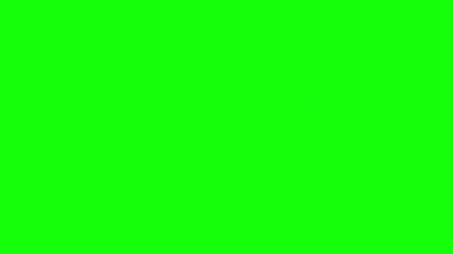 Dynamic "Watch Now" call-to-action button animation with a play symbol and cursor click effect on a chroma key background.