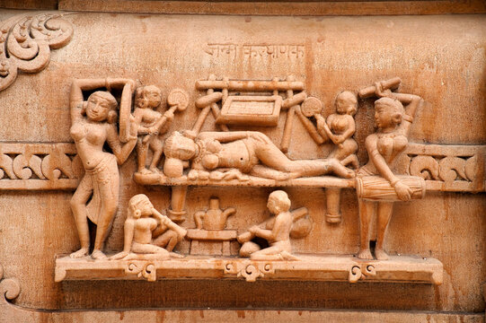 old stone carving