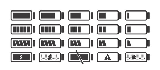 充電や電池のベクターイラスト素材 © ニワトコ