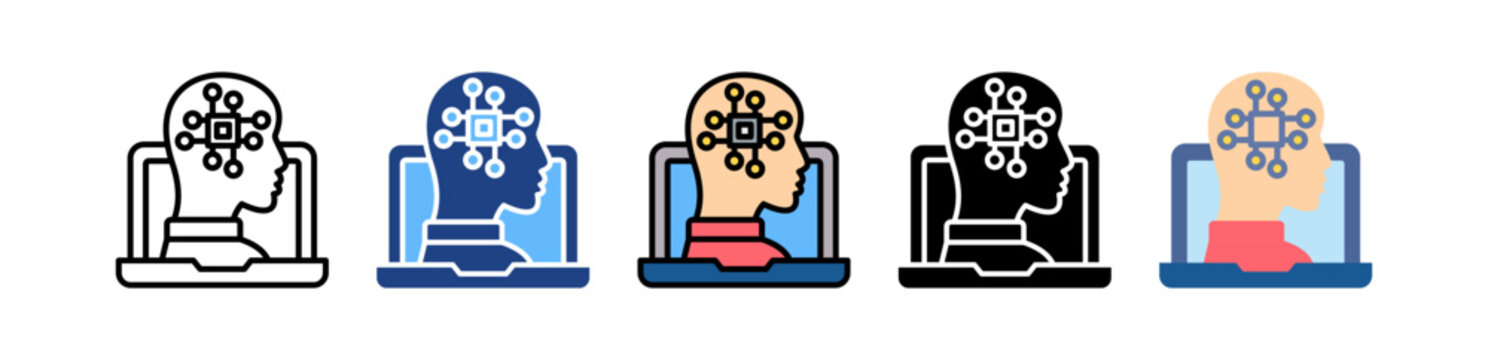 Digital Skills multiple icon