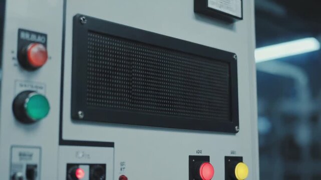 Sign of "rules" in a factory.