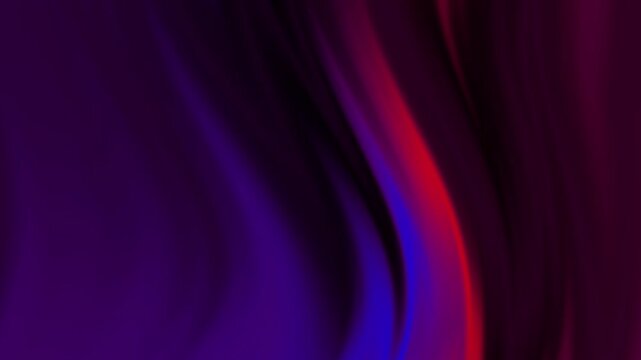Abstract video background with flowing red and blue gradient waves pattern