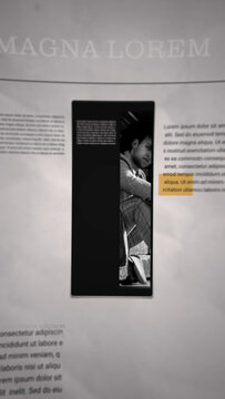 Vertical Text Match Cut 01