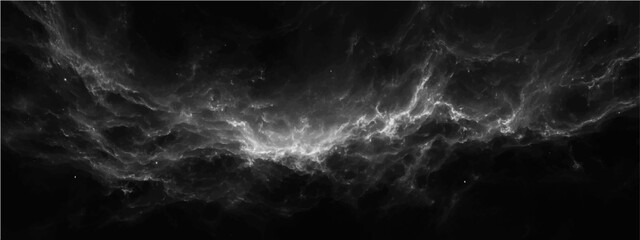 Ethereal celestial nebula in deep space, shimmering with cosmic dust and starlight, vast expanse creation, awe-inspiring vista universe. © Ateş