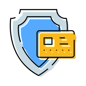 Shield providing robust protection for a bank card, symbolizing financial security, safe online transactions, and preventing fraudulent activity for consumer data protection