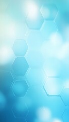 Fototapeta premium Clean Pharmaceutical Bokeh Effect with Soft Abstract Tech Backdrop Featuring Modern Geometric Shapes