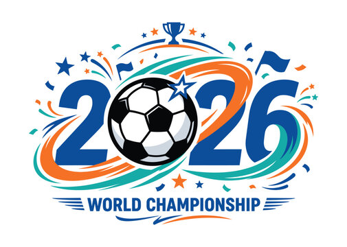 2026 world championship soccer logo celebration