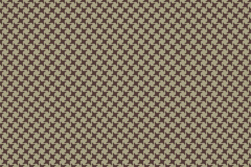 Fototapeta premium Elegant brown and beige houndstooth pattern. Perfect for textile design, website backgrounds, or fashion projects. Subtle yet sophisticated, this geometric texture offers a timeless appeal.
