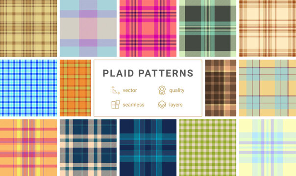 Luxury plaid artwork aimed at premium packaging. Elegant tartan alignment elevates boxes, bags, cosmetic wraps. High detail vector construction preserves quality.