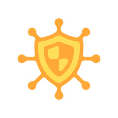 Fototapeta premium Abstract shield emblem design with stylized rays suitable for various applications