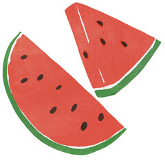 자른 수박 수채 © 설현 박