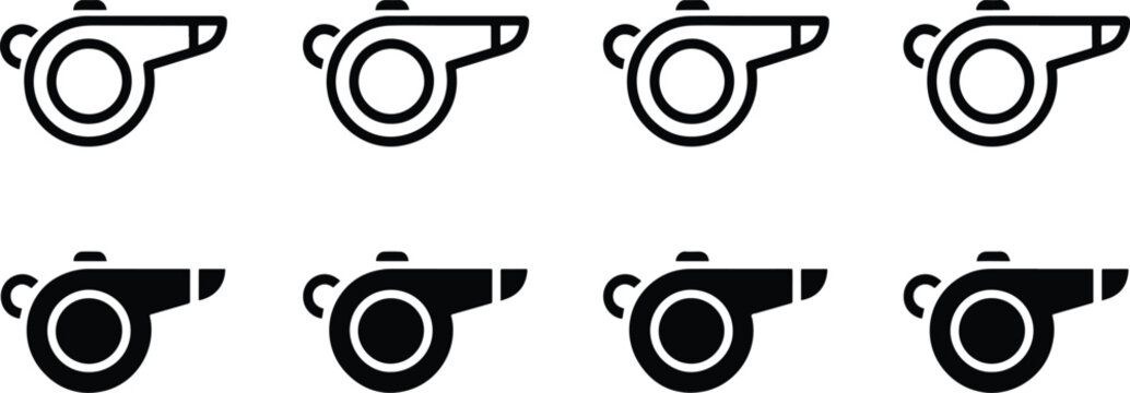 Set of eight hand drawn continuous line art icons of lizards and geckos isolated on transparent background