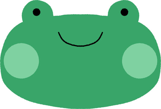 Cute Frog Character Illustration