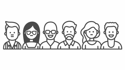 Obraz premium Group of Diverse Young Adults Smiling and Standing Together in a Casual Business Environment