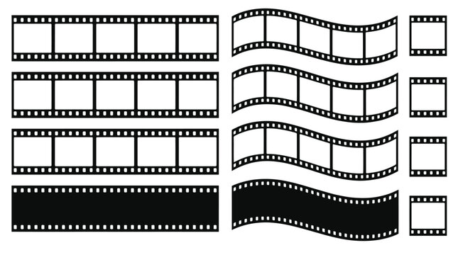 Multiple strips of black and white film negatives arranged in a clean organized grid pattern