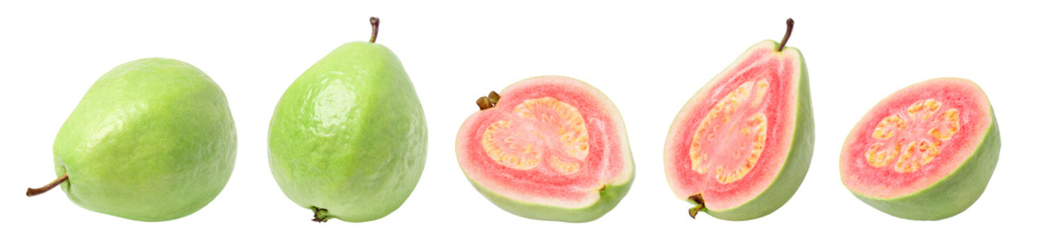 guava fruit isolated on transparent background