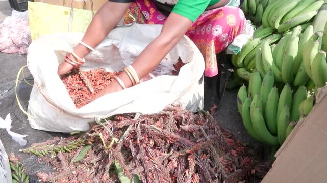 Assam Village Market, Flowers