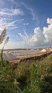 Salt pans of Trapani e Paceco, Italy 