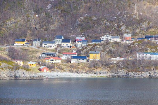 Part of &Oslash;ksjord. &Oslash;ksfjord is a settlement and the administrative center of Loppa Municipality in Finnmark. The settlement has 496 inhabitants as of 1 January 2023.